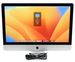 【1円スタート】Apple iMac 27インチ Retina 5K 2017 Core i5-7500 3.4GHz 32GB 256GB(APPLE SSD) Radeon Pro 570 macOS Ventura ジャンク