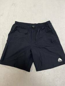 極美品 22FW Supreme Nike ACG Nylon Trail Short Black XL 黒 コラボ ナイキ シュプリーム ハーフパンツ 短パン 