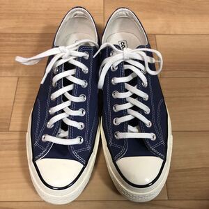 CONVERSE CHUCK TAYLOR CT70 コンバース チャックテイラー ALL STAR オールスター 紺 ネイビー NAVY 27.0 UK8.5 美品 