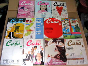 CASA BRUTUS/カーサ・ブルータス 2002年 11冊セット No.22.23.24.26.27.28.29.30.31.32.33 安藤忠雄,建築,デザイン