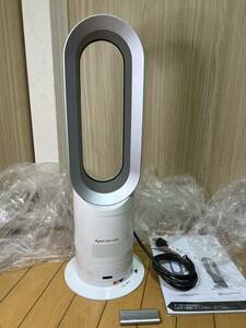 送料無料～( 動作品 ）dyson ダイソン Hot + Cool AM05 ファンヒーター AM05 リモコン付き　ホワイト　（X-71)