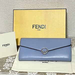 FENDI フェンディ エフイズ FIS 長財布　パープル　菫　ロングウォレット