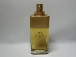 【№9093-香水7001】中古品：CARVEN カルヴェン Ma Griffe 75ml～100ｍｌ？ 香水 蓋なし重さ約186ｇ