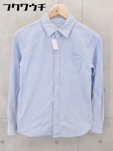 ◇ BEAMS HEART ビームス ハート 長袖 シャツ サイズF ライトブルー メンズ