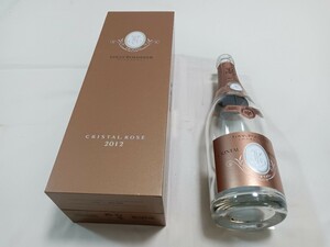 LOUIS　ROEDERER　シャンパン　クリスタルロゼ 2012　空箱 と空ビンのセット
