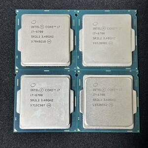 CPU Intel Core i7 6700 動作確認済 4個セット