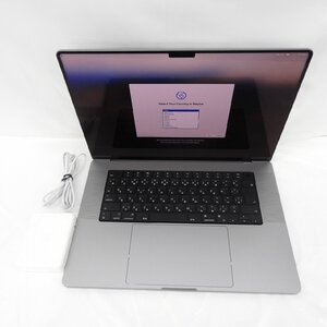 【美品】Apple アップル ノートパソコン MacBook Pro 16インチ 2021 A2485 M1 MAX/32GB/SSD1TB スペースグレイ 11725665 1201