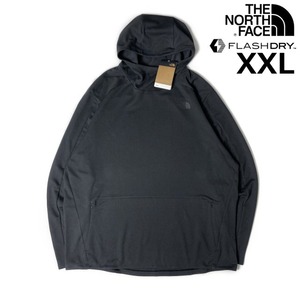 1円～!売切!【正規新品】THE NORTH FACE◆BIG PINE HOODIE 長袖 パーカー ストレッチ US限定 速乾 アウトドア UVカット(XXL)黒 180902-10