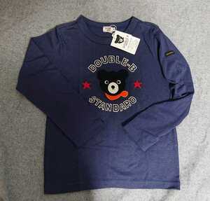 未使用 ミキハウス ダブルB B君 STANDARD 長袖Tシャツ 120