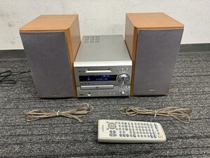 A3　ONKYO　オンキョー　FR-7GXDV　D-S7GXDV　DVDコンポ　システムコンポ　通電確認済み　オーディオ機器　リモコン付き　現状品