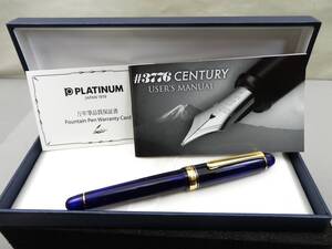 PLATINUM CENTURY #3776 ペン先 K14 585 UEF 万年筆 約22g 現状品 売り切り