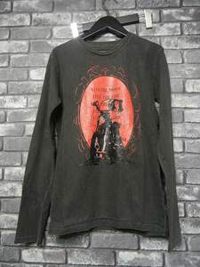 BACKBONE バックボーン 06AW プリント　ロンＴシャツ　サイズＳ　ライダー