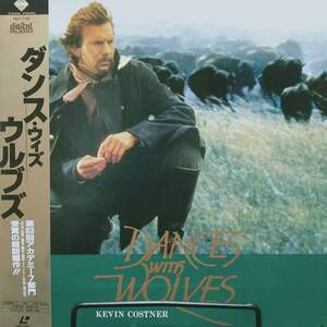 レーザーディスク DANCES WITH WOLVES ダンス・ウィズ・ウルブス PILF-7128 日本語字幕 Laser Disk LD