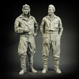 パンツァーアート FI35-012 WWII 1/35 ソビエト戦車兵 2体セット