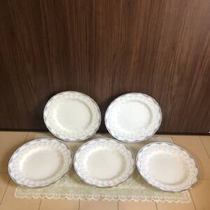 Noritake Bone China MONTAIGNE 4563 プレート　皿 　5枚セット