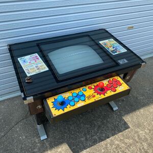 テールゲーム テーブル筐体 ストリートファイター2 street fighter Ⅱ 昭和レトロ ゲーム機 インベーダー 喫茶店 駄菓子屋 CAPCOM ジャンク