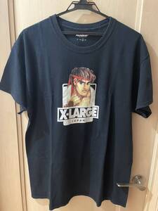 希少！レア！コラボ！XLARGE エクストララージ ストリートファイター Tシャツ L 黒　ブラック　リュウ