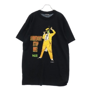 VINTAGE ヴィンテージ 90S VINTAGE 1994 MASK SOMEBODY STOP ME マスク ムービー プリントTシャツ 半袖カットソー ブラック