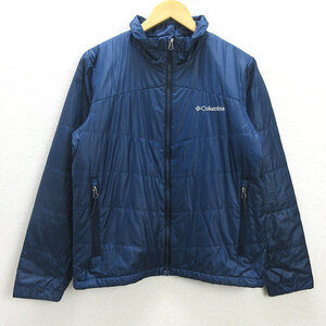 Q■columbia コロンビア Cutting Strokes Jacket/カッティングストロークジャケット■紺【メンズS】/MENS/35【中古】