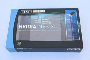 G4801(25) Y 【新品・未使用】 ELSA NVIDIA NVS 300 /マルチディスプレイ グラフィックソリューション 