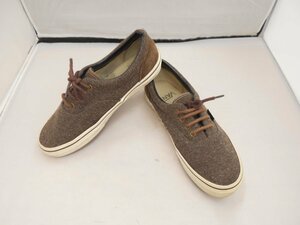 【VANS】ヴァンズ　メンズ　スニーカー　キャンバス　ダークブラウン　25.5cm　SY02-XU6