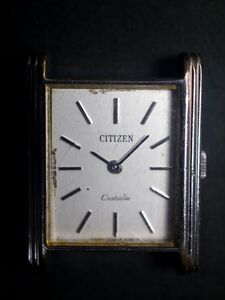 シチズン CITIZEN カスタリア CASTALIA 手巻き 2針 4-677013 腕時計 z164 ジャンク