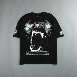 Darc Sport ISLAND BLOOD THIRSTY OVERSIZED TEE PIGMENT BLACK M ダルクスポーツ ブラッド サースティ オーバーサイズ Tシャツ ブラック