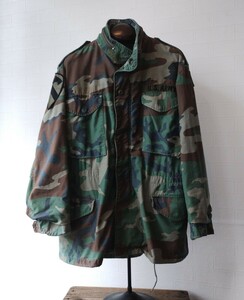 ■ 80s vintage ■ US.ARMY アメリカ軍 ■ ウッドランドカモ 迷彩柄 m-65 ■ SCOVILL スコービルジッパー ■ NNN1289