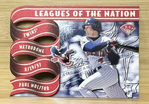 1997 Donruss Leagues of the Nation ポール・モリター &バリー・ルイス・ラーキン Paul Molitor & Barry Larkin /2500 #8