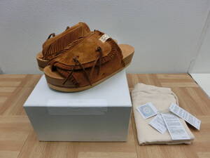 ite/486290/1110/Visvim ビズビム メンズ サンダル Christo Shaman Folk Sandals/キャメル/サイズM（JP：約26.0ｃｍ～27.0ｃｍ）