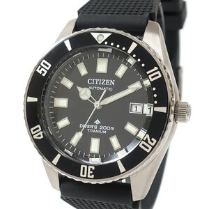 1円【良品】CITIZEN シチズン/プロマスターマリーンメタニカルダイバー/NB6021-17E/65