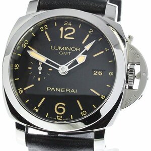 パネライ PANERAI PAM00531 ルミノール GMT デイト スモールセコンド 自動巻き メンズ 良品 箱・保証書付き_760734