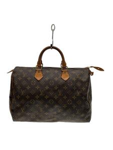 LOUIS VUITTON◆1)スピーディ35_モノグラム・キャンバス_BRW/PVC/BRW