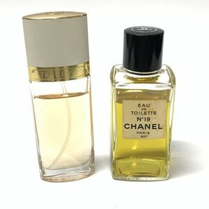 I244-60 香水 2点 CHANEL No19 100ml / エリザベス アーデン 30ml TRUE LOVE Eau de Toilette オードトワレ