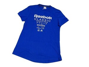 【新品】Reebok classic/リーボック クラシック Tシャツ DJ1890【O】青 陸上 トップス ジョギング マラソン スポーツ 運動 男性 女性 兼用