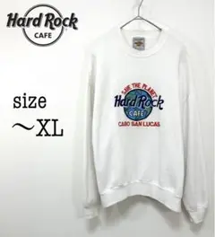 90s〜 hardrock cafe sweat save the planet