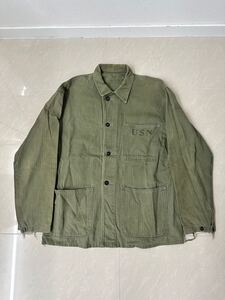 U.S.M.C.40s/P-41/HBT/ユーティリティジャケット/コットン/KHK 38R