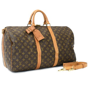 1円 ◎定価31万 美品 LOUIS VUITTON ルイヴィトン ボストンバッグ キーポルバンドリエール50 M41416 モノグラム◎E.Cemm.zE-02