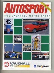 【c4987】1990 VAUXHALL MOTOR SPORT（AUTOSPORT付録）