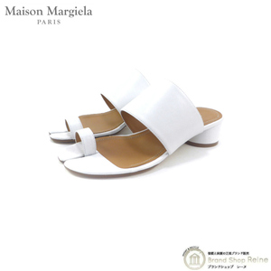 メゾンマルジェラ （Maison Margiela） Tabi タビ 足袋 サンダル レザー S58WP0234 ホワイト #37 1/2（新品）