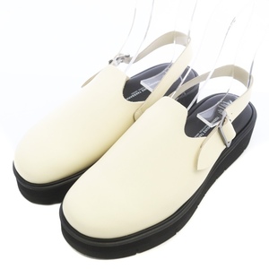 未使用品 トシノスケタケガハラビューティフルシューズ S S SANDALS GLOXI CUT THICK SOLE サンダル 24cm アイボリー