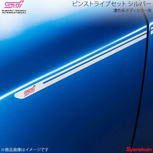 STI エスティーアイ ピンストライプセット シルバー 濃色系ボディカラー用 レヴォーグ VM アプライド:A/B/C/D/E/F ST91042ST020