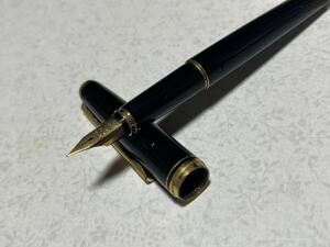 1円スタート PILOT 万年筆 H576 ペン先 18K 750 刻印 K18 18金 ゴールド ブラック パイロット 文房具 筆記用具 