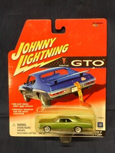 ジョニーライトニング 1/64 67年型 ポンティアック ジー・ティー・オー JOHNNY LIGHTNING Pontiac GTO 日焼け有り