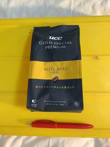 フルーティとセット可　レギュラー珈琲　UCC ナッツビート　150g1袋中細挽き仕入除500円超10％オマケ賞味2024/12 送料負担別1-2-3-4出在庫6