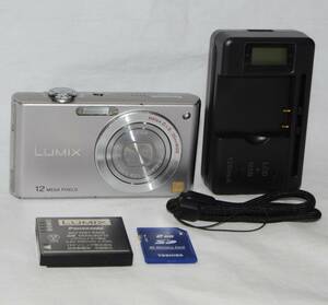 Panasonic LUMIX DMC-FX40 シルバー (動作確認済)