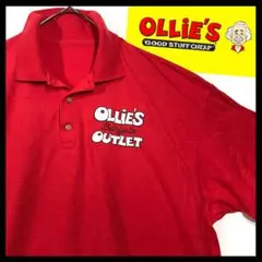 【OLLIE’S】企業ロゴ ポロシャツ　ビッグサイズ　オーバーサイズ