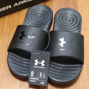 ★26.0ｃｍ 新品 激安 UNDER ARMOUR アンダーアーマー UA フィックス スライド サンダル ブラック 3023761 003★