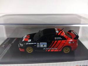 送料無料　TARMAC 1/64 三菱 ランサーエボリューション X #4 ADVAN JRC Tour de Kyushu 2008 in Karatsu