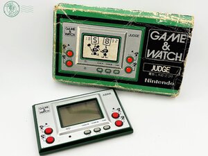 BA0602234　♭GAME＆WATCH JUDGE Nintendo 任天堂 ニンテンドー ゲーム機器 電池無し レトロ商品 レトロ 保存箱付 現状品 中古